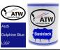 Preview: Audi, Dolphine Blue, L337: 1L Lackdose, von ATW Autoteile West.